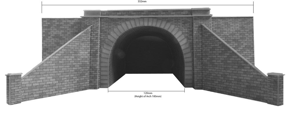 Metcalfe PO242 [OO] Double Track Tunnel Entrances
