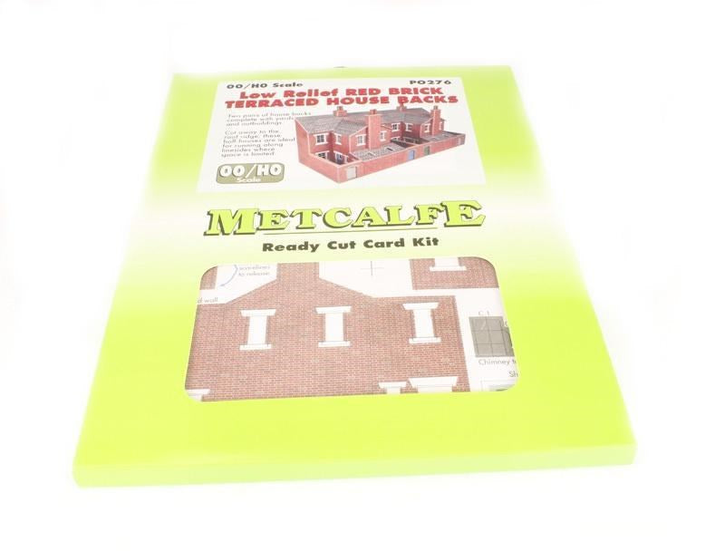 Metcalfe PO276 [OO] Low Relief Red Brick Terraced House Backs