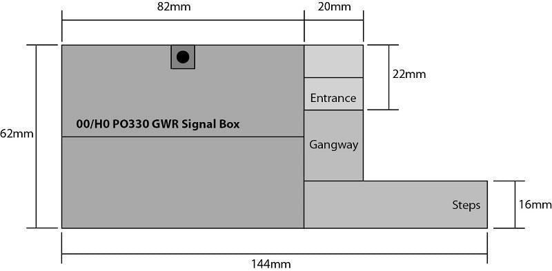 Metcalfe PO330 [OO] G.W.R. Signal Box