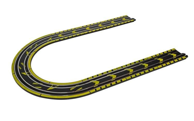Micro Scalextric G8045 Straights and Curves Extension Pack