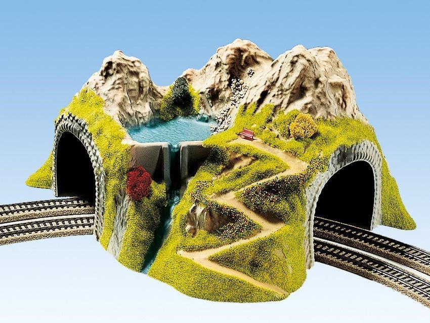 Noch 05180 HO Curved Tunnel - Double Track (43 x 41 cm)
