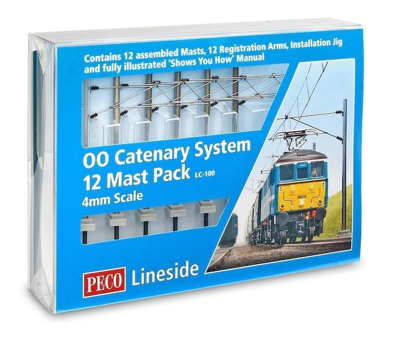 Peco LC-100 OO Catenary System Startup Pack