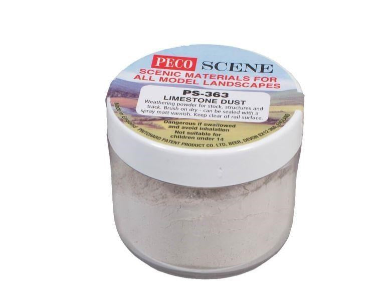 Peco PS-363 Limestone Dust Weathering Powder (75ml Tub)