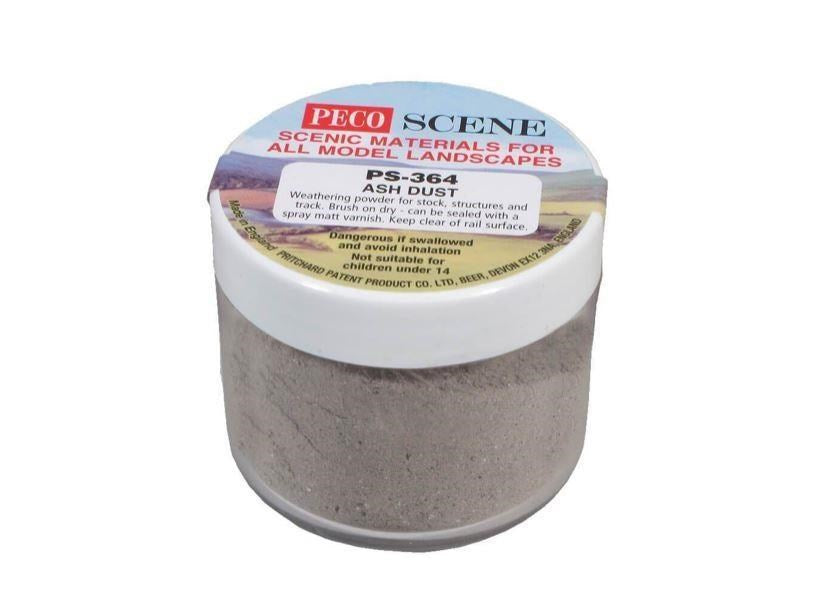 Peco PS-364 Ash Dust Weathering Powder (75ml Tub)