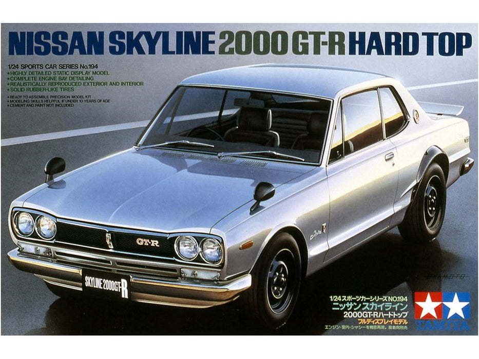 Tamiya 24194 1:24 Nissan Skyline 2000 GT-R Hard Top