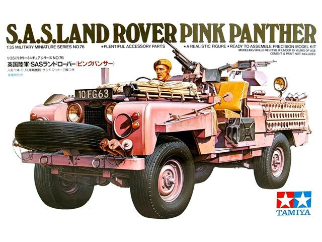 Tamiya 35076 1:35 British S.A.S. Land Rover "Pink Panther"