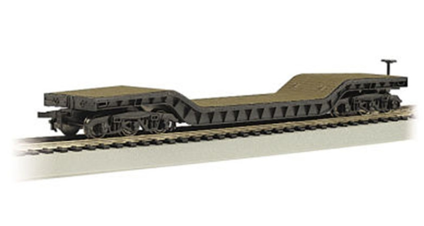 Bachmann USA 18349 [HO] 52' Centre-Depressed Flat Car with No Load