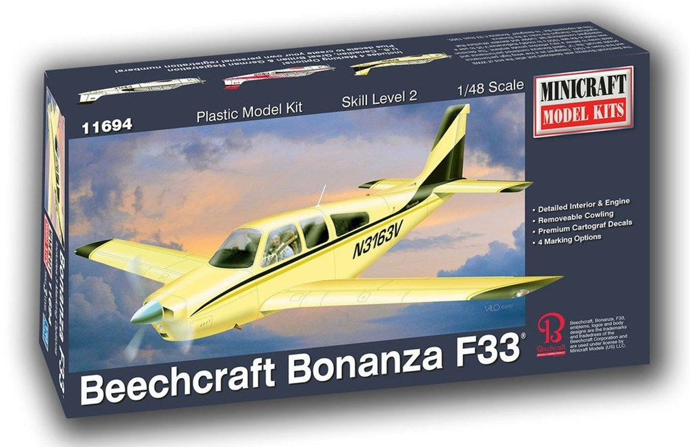 MiniCraft 11694 1:48 Beechcraft Bonanza F33