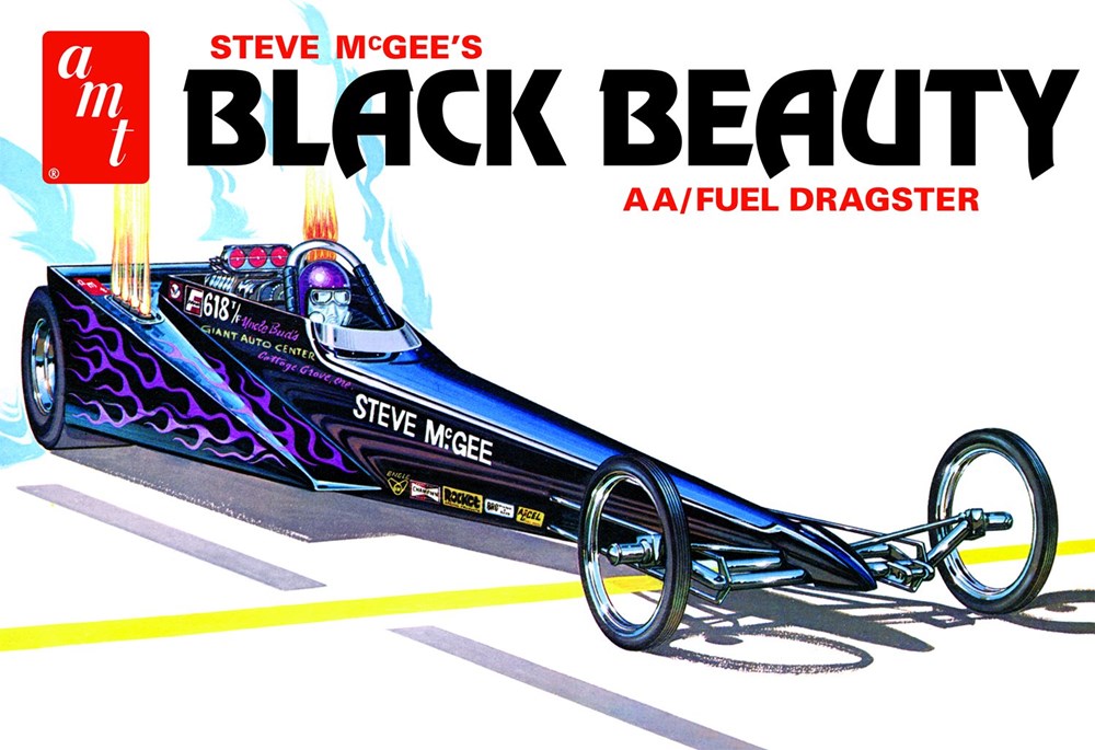 AMT 1214 1:25 Steve McGee Black Beauty Wedge Dragster