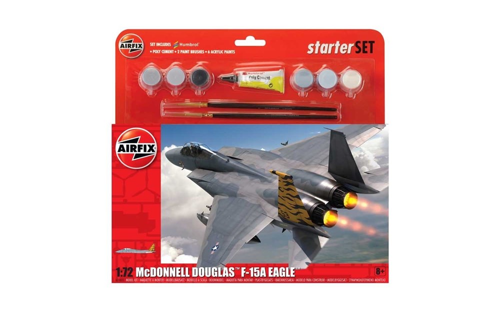 Airfix A55311 1:72 McDonnell Douglas F-15A Eagle - Large Starter Set