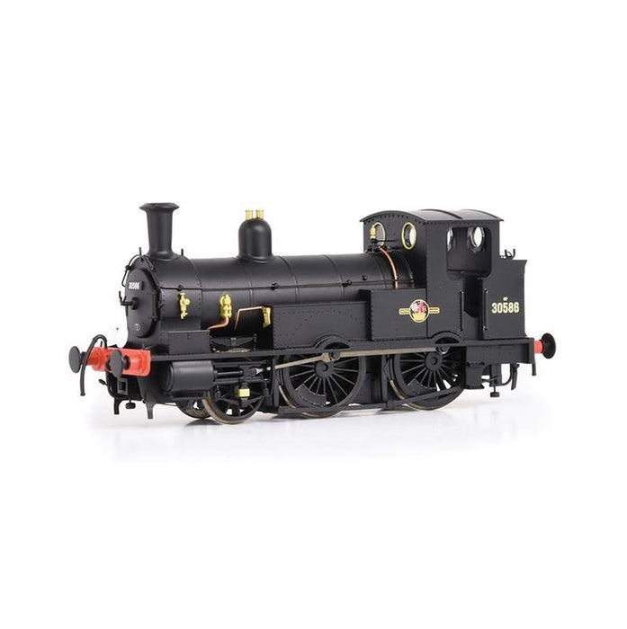 EFE Rail E85010 LSWR Beattie Well Tank with Square Splashers 30586 - BR Black (Late Crest)