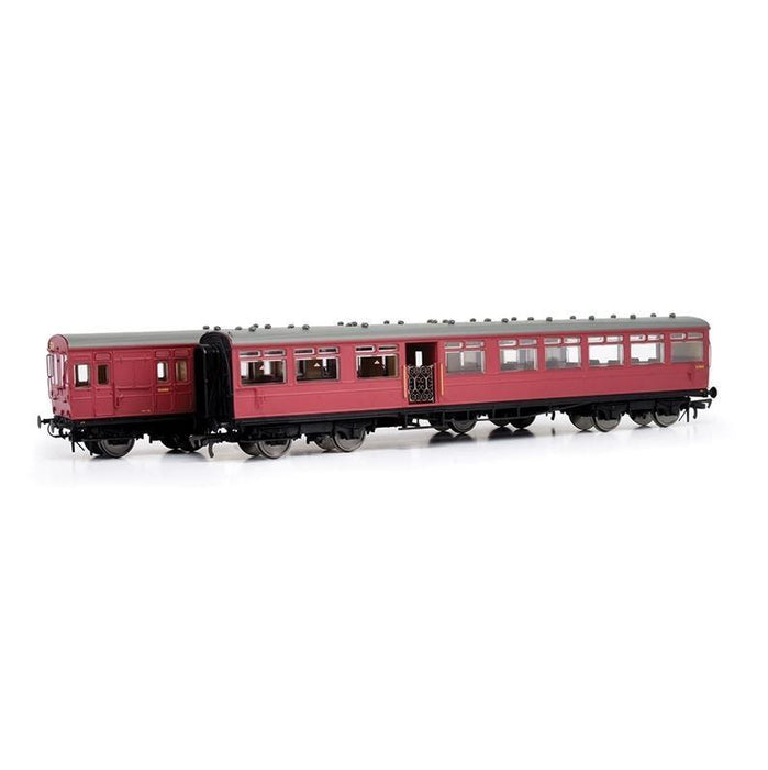 EFE Rail E86001 LSWR 'Gate Stock' 2-Coach Set - BR Crimson