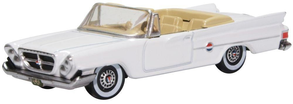 Oxford 87CC61003 1:87 Chrysler 300 Convertible 1961 Open Top Alaskan White