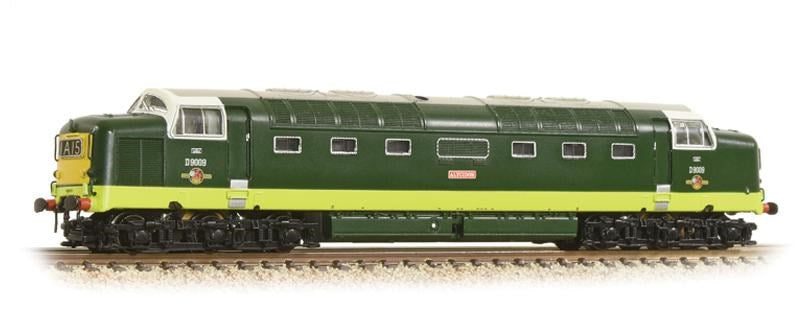 Graham Farish [N] 371-285A Class 55 'Deltic' D9009 'Alycidon' - BR Two-Tone Green (Small Yellow Panels)