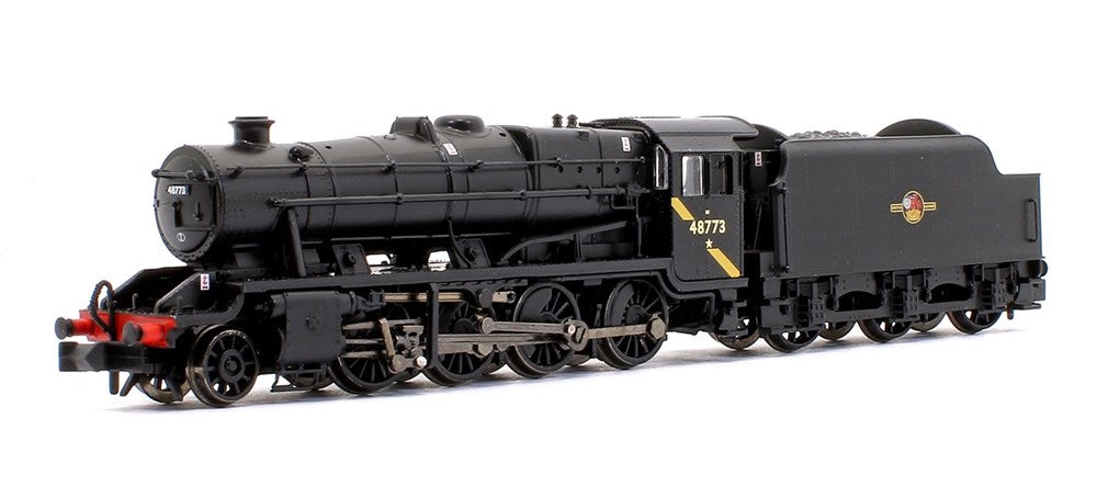 Graham Farish [N] 372-163DS LMS Stanier 8F 48773 - BR Black (Late Crest) (Sound Fitted)