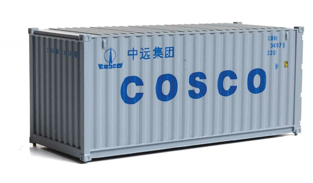 Walthers SceneMaster 949-8071 HO 20' Corrugated Container - COSCO