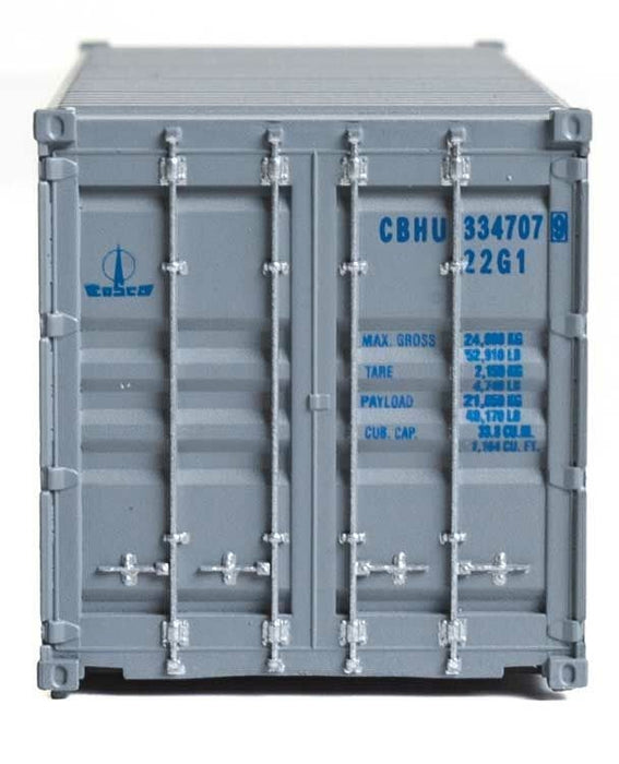 Walthers SceneMaster 949-8071 HO 20' Corrugated Container - COSCO