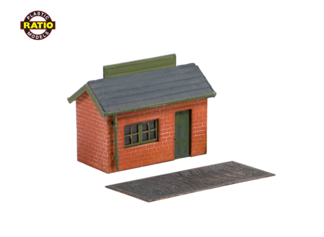 Ratio 227 N Weigh Bridge and Office Hut 30mm x 15mm