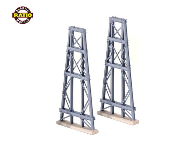 Ratio 242 N Steel Trestles (Pack of 2)