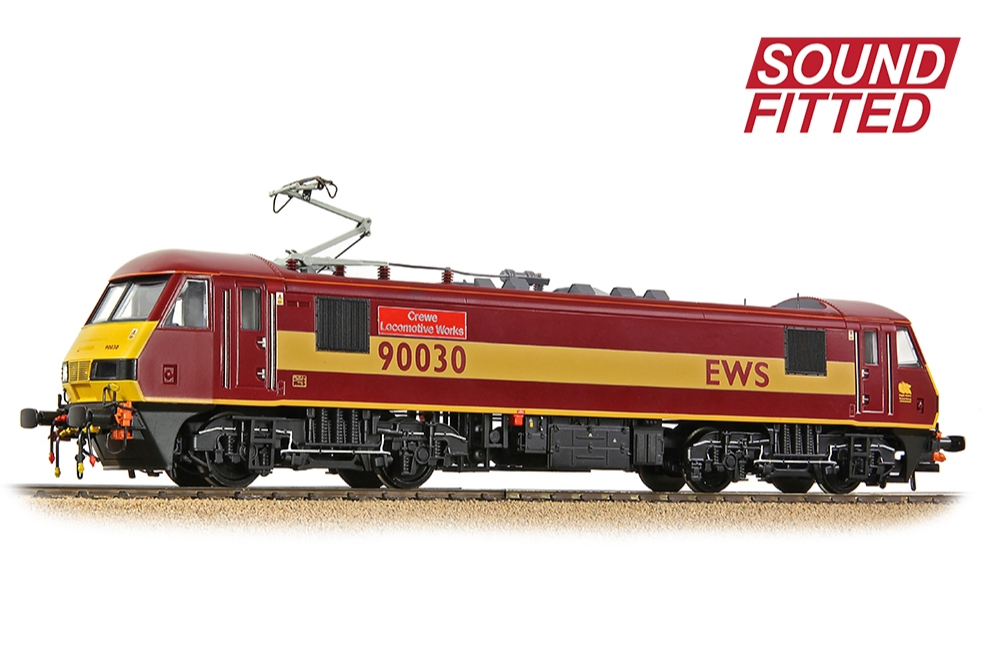 Branchline [OO] 32-619SF Class 90 90030 'Crewe Locomotive Works' EWS