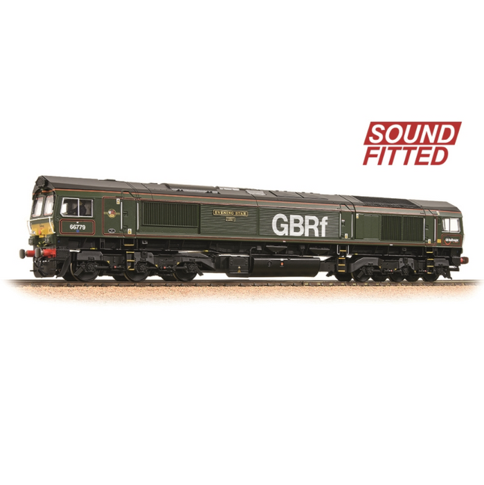 Branchline (OO) 32-983SF Class 66/7 66779 'Evening Star' GBRf Brunswick Green (Sound Fitted)