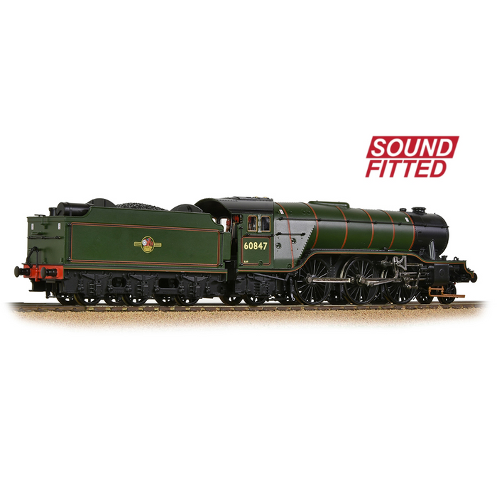 Branchline [OO] 35-202SF LNER V2 60847 'St Peter's School' BR Lined Green (Late Crest) (Sound Fitted)