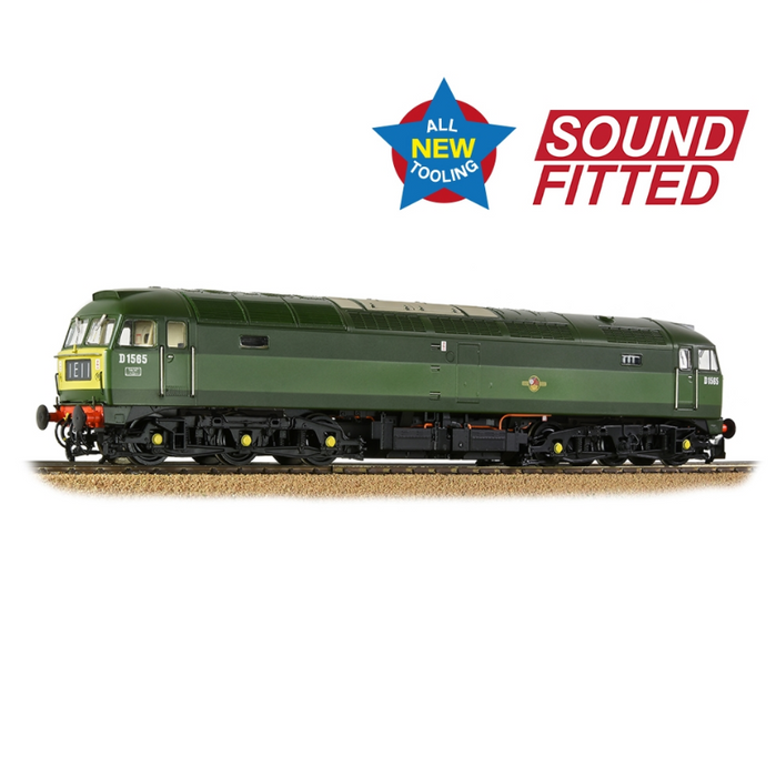 Branchline [OO] 35-410SF Class 47/0 D1565 BR Two-Tone Green (Small Yellow Panels) (Sound Fitted)