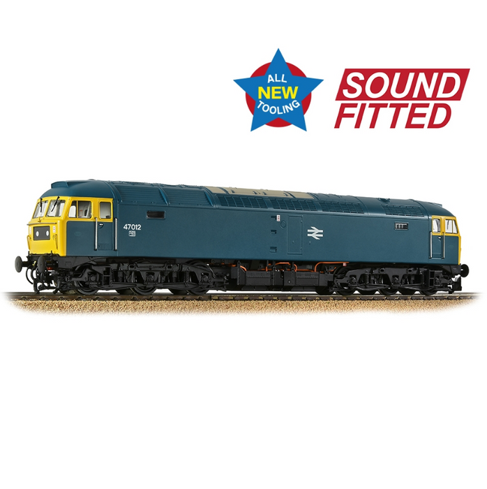 Branchline [OO] 35-411SF Class 47/0 47012 BR Blue (Sound Fitted)