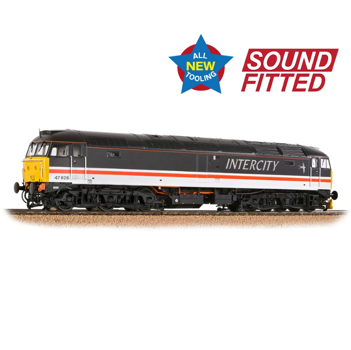 Branchline [OO] 35-413SF Class 47/4 47828 BR InterCity (Swallow) (Sound Fitted)