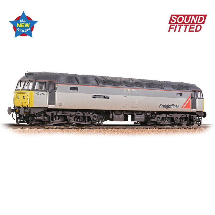 Branchline [OO] 35-430SF Class 47/3 47376 'Freightliner 1995' Freightliner Grey [W] (SOund Fitted)