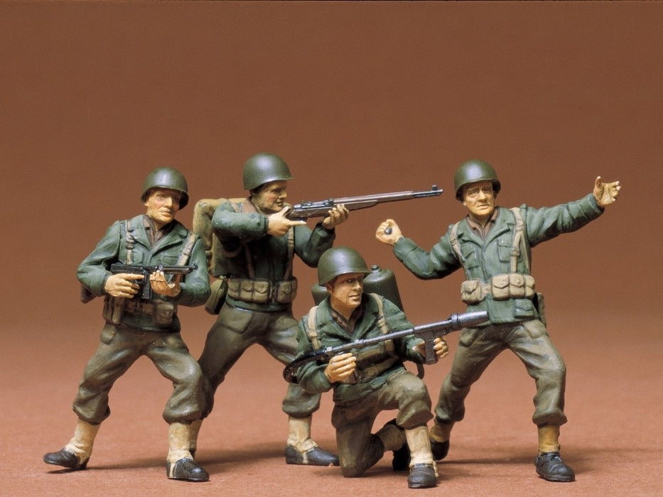 Tamiya 35013 1/35 Scale WWII U.S. Army Infantry Figure Set