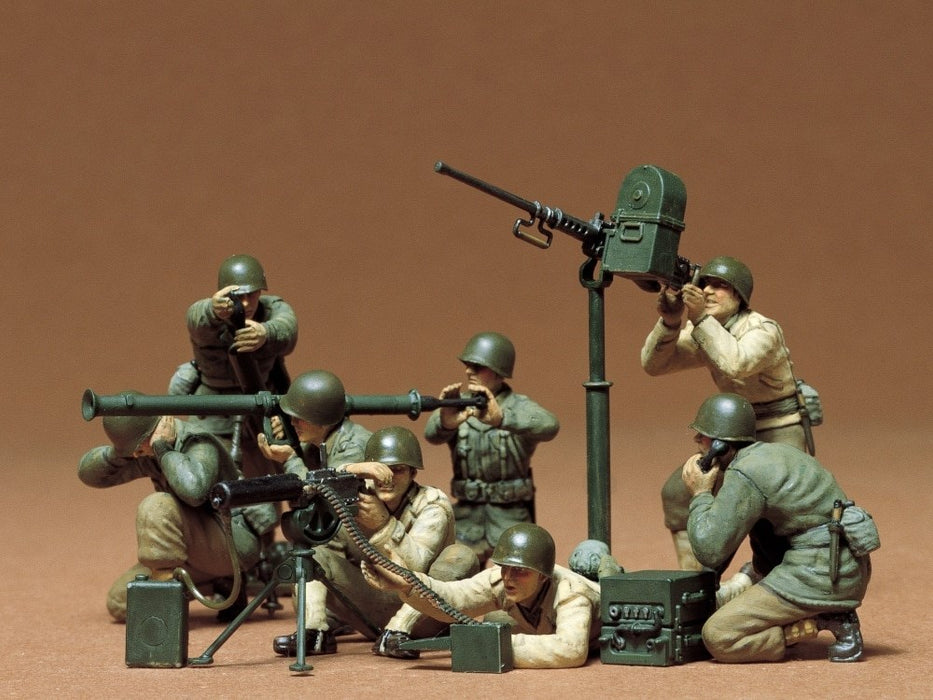 Tamiya 35086 1/35 Scale WWII U.S. Gun and Mortar Team Set