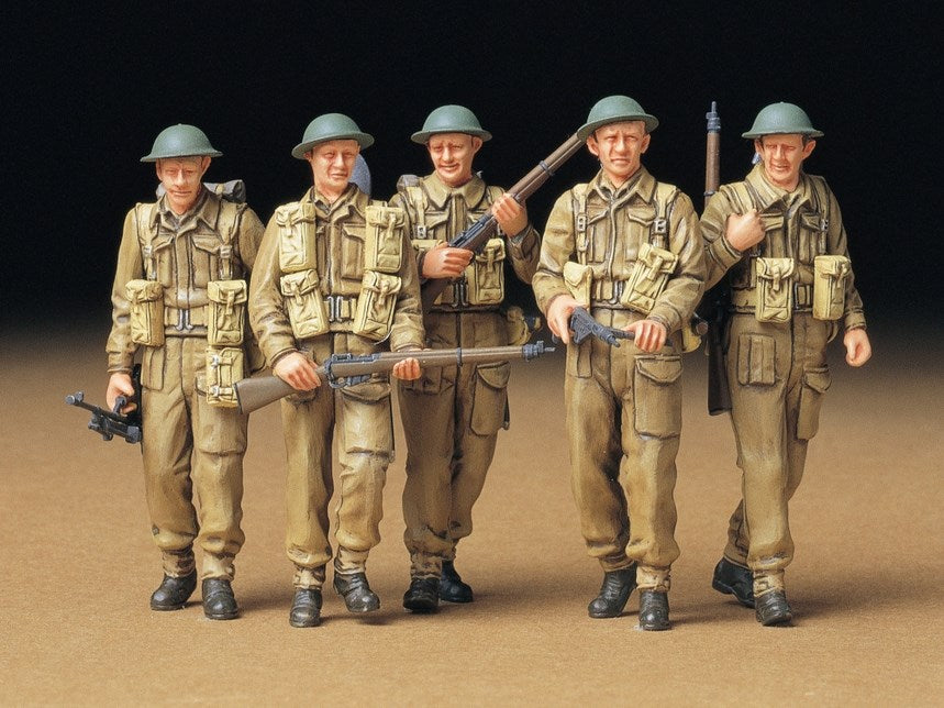 Tamiya 35223 1/35 Scale WWII British Infantry On Patrol Figure Set