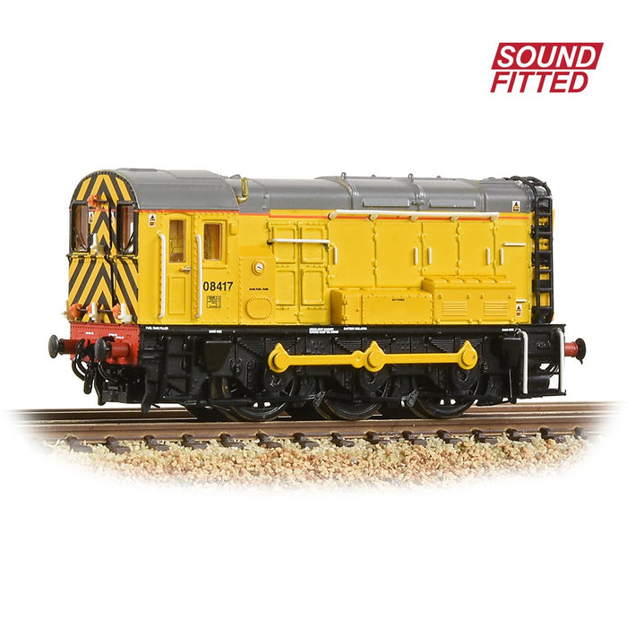 Graham Farish [N] 371-011SF Class 08 08417 Network Rail Yellow (Sound Fitted)