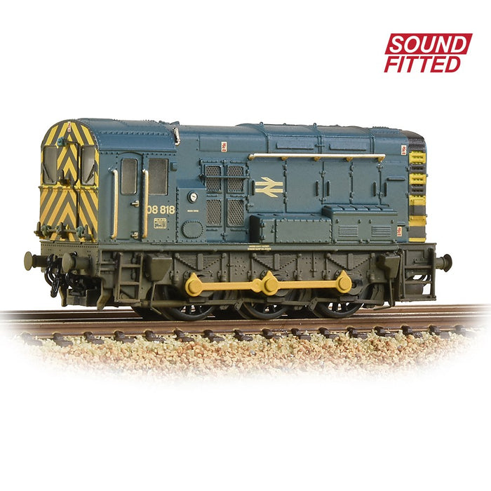Graham Farish [N] 371-015DSF Class 08 08818 BR Blue [W] (Sound Fitted)
