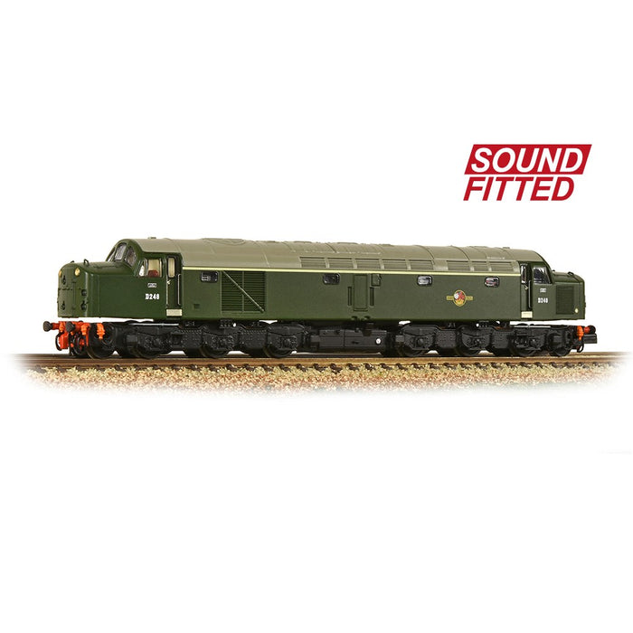 Graham Farish [N] 371-180ASF Class 40 Disc Headcode D248 - BR Green, Late Crest (Sound Fitted)
