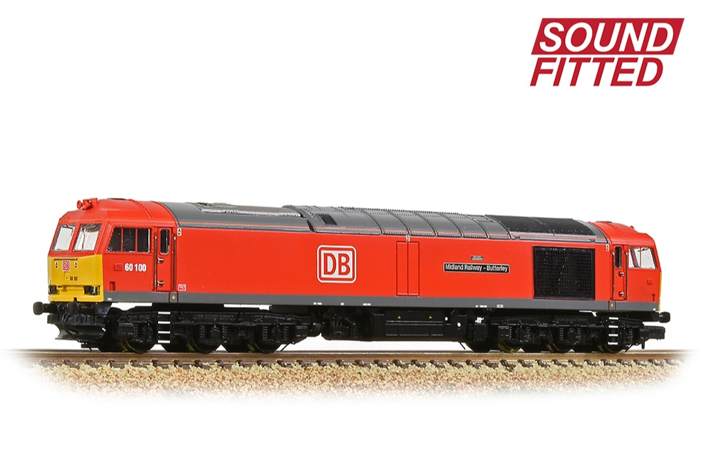 Graham Farish [N] 371-359SF Class 60 60100 'Midland Railway - Butterley' DB Cargo