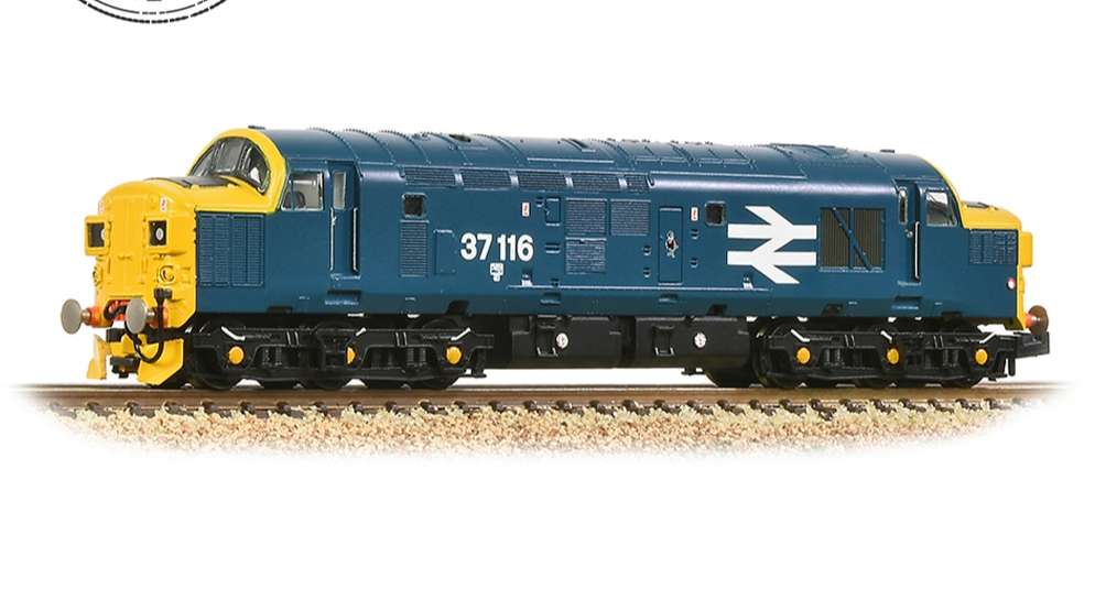 Graham Farish [N] 371-450SD Class 37/0 Diesel 37116 BR Blue (Large Logo)