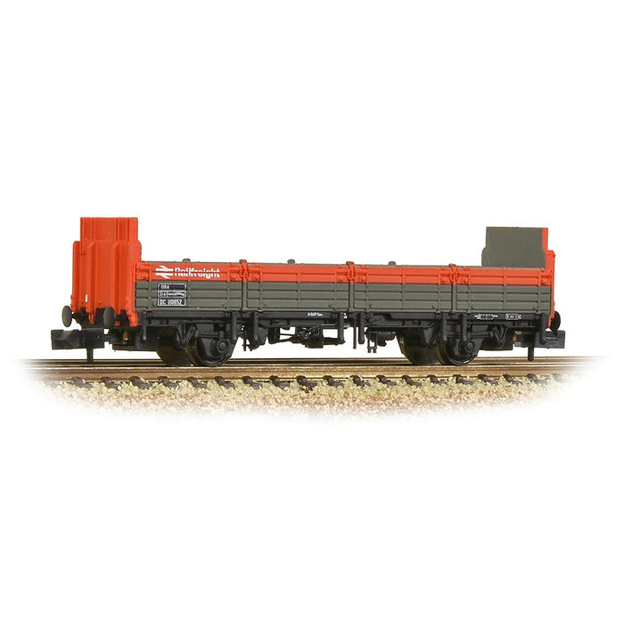 Graham Farish [N] 373-631 BR OBA Open Wagon High Ends BR Railfreight Red & Grey