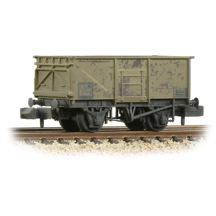Graham Farish [N] 377-255 BR 16T Steel Mineral Wagon - BR Grey (TOPS)