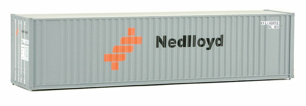 Walthers SceneMaster 949-8219 HO 40' Hi-Cube Corrugated-Side Container - Nedlloyd