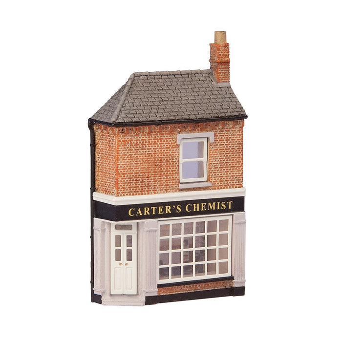 Graham Farish [N] 42-245 Scenecraft Low Relief Corner Chemists 31mm x 10mm x 56mm