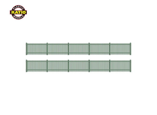 Ratio 431 OO GWR Station Fencing green
