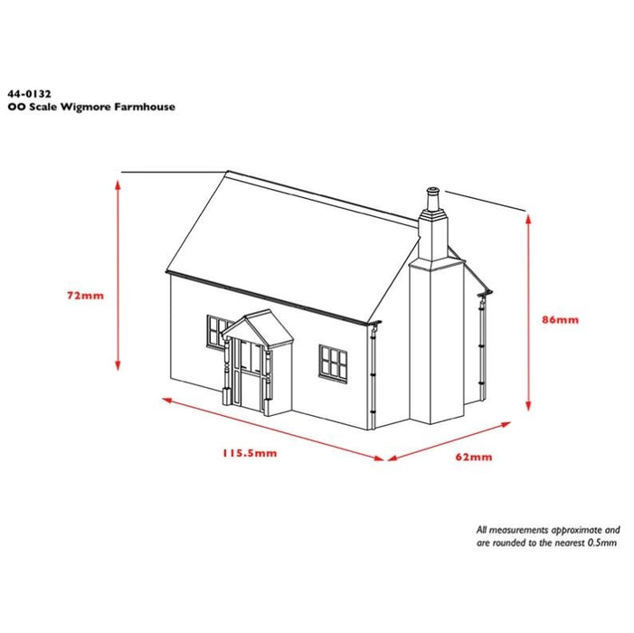 Branchline [OO] 44-0132 Scenecraft Wigmore Farmhouse