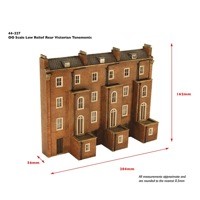Branchline [OO] 44-227 Scenecraft Low Relief Rear of Victorian Tenements
