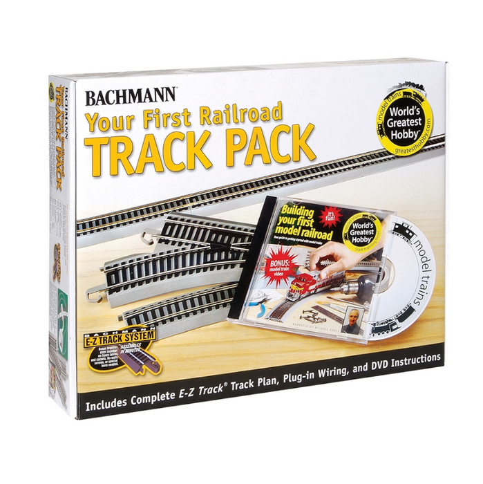 Bachmann USA 44596 [HO] World's Greatest Hobby First Railroad Track Pack - Nickel/Gray