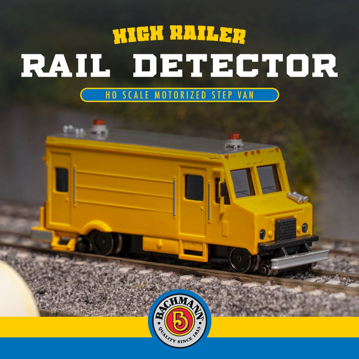 Bachmann USA 46204 [HO] Powered Rail Detector Step Van with High Railers