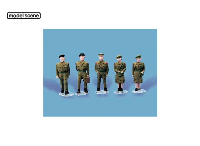 Modelscene 5116 OO Army Personnel 5pc