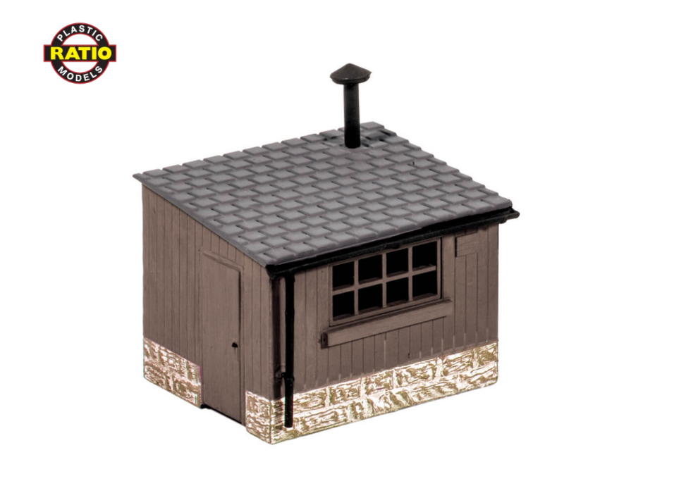 Ratio 511 OO Two Lineside Huts 42mm x 32mm each