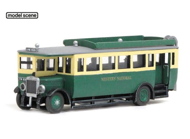 Modelscene 5133 OO 1927 Maudslay ML3 Bus Kit 'Western National' livery